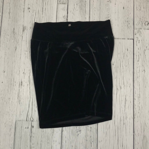 Thyme black velvet maternity skirt - Hers XS