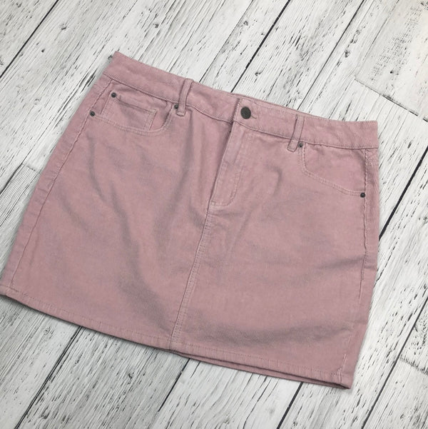 Garage Pink Corduroy Skirt