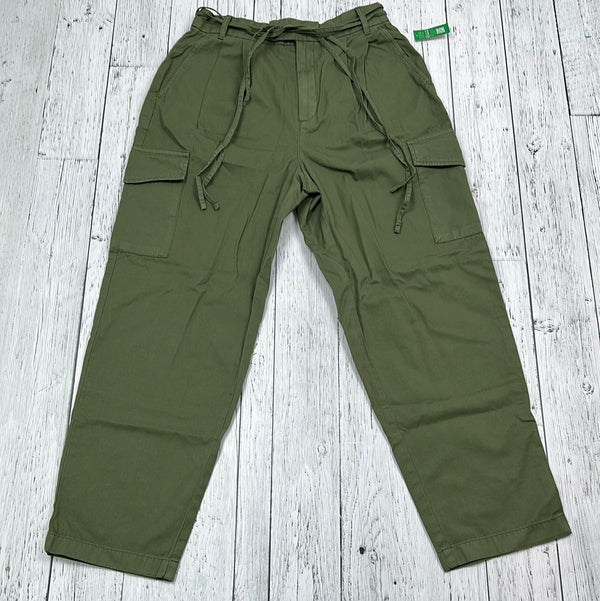 Gap Green Cargo Pants with Waist Ties - Hers S/6