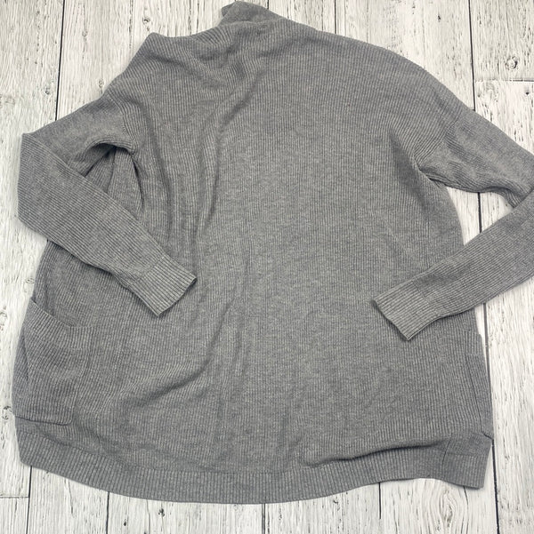 Abercrombie & Fitch grey knit cardigan - Hers S