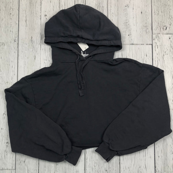 Frame grey cropped hoodie - Hers M