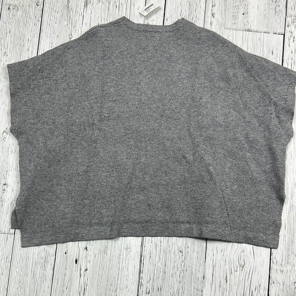 Zara grey bat sleeve shirt - Girls 8