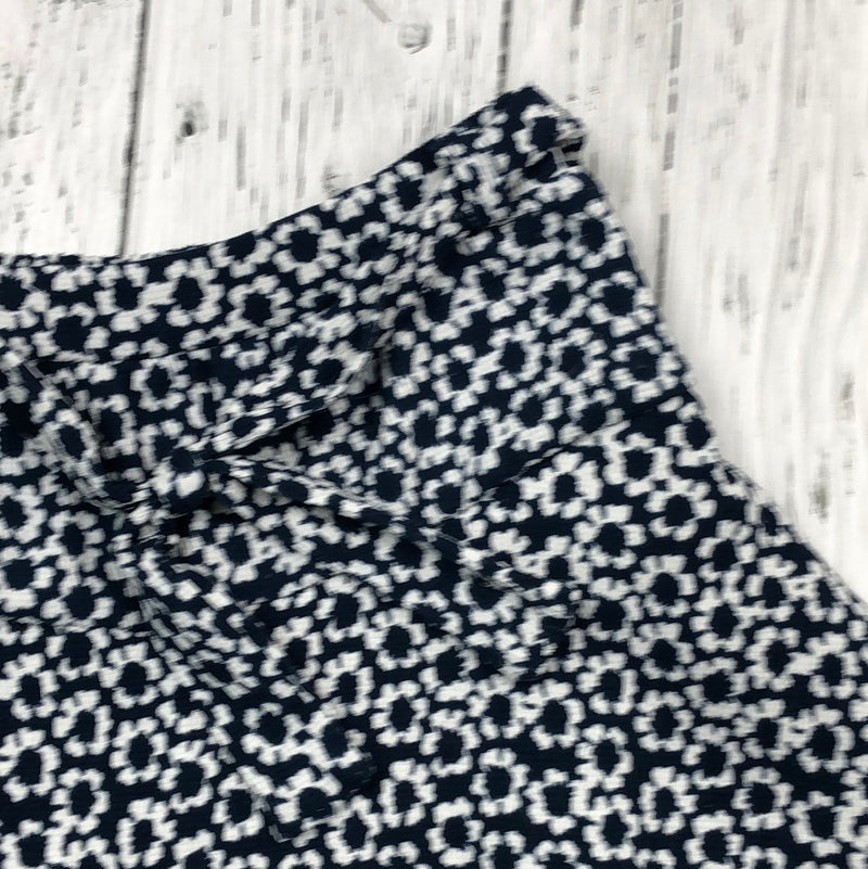 Zara blue/white patterned skirt - Girls 8