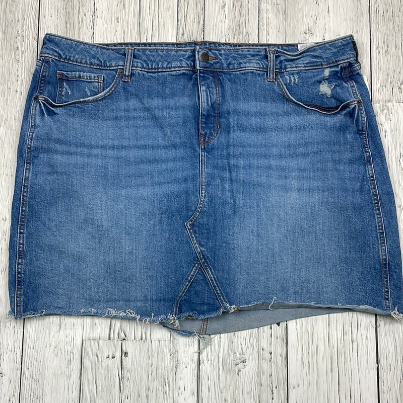 Old Navy denim skirt - Hers XXL/24