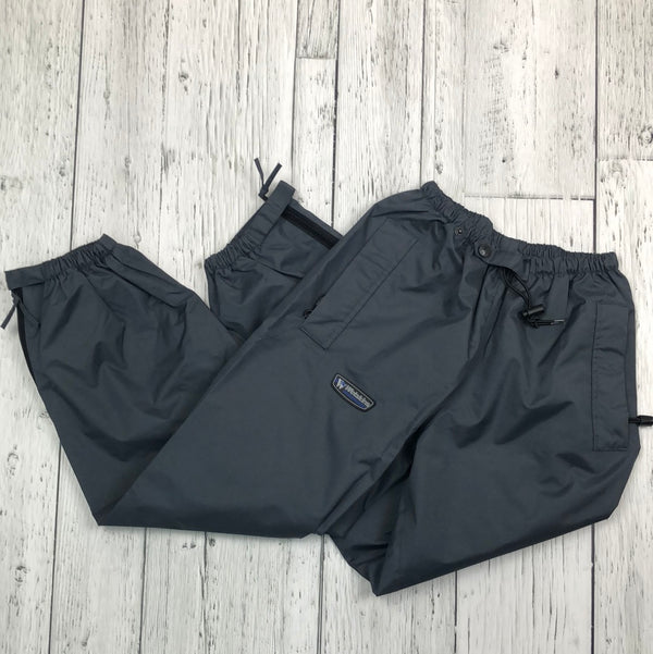 Wetskins grey/black rain pants - Boy 8/10(m)