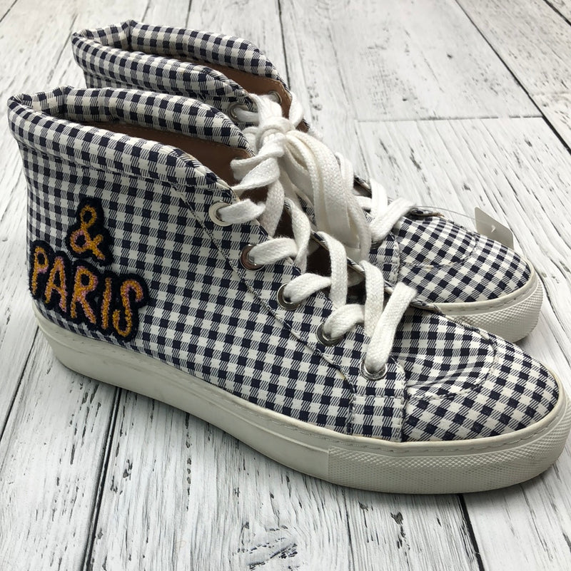 laurence dacade plaid love you and Paris high tops - Hers 38