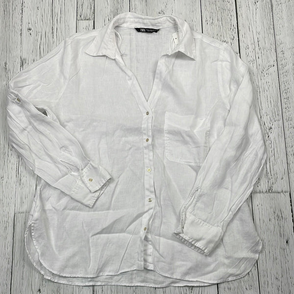 Zara white blouse - Hers XXL