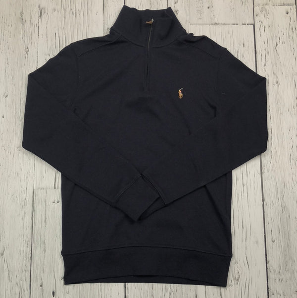 Ralph Lauren polo navy blue long sleeve - Boy 10/12