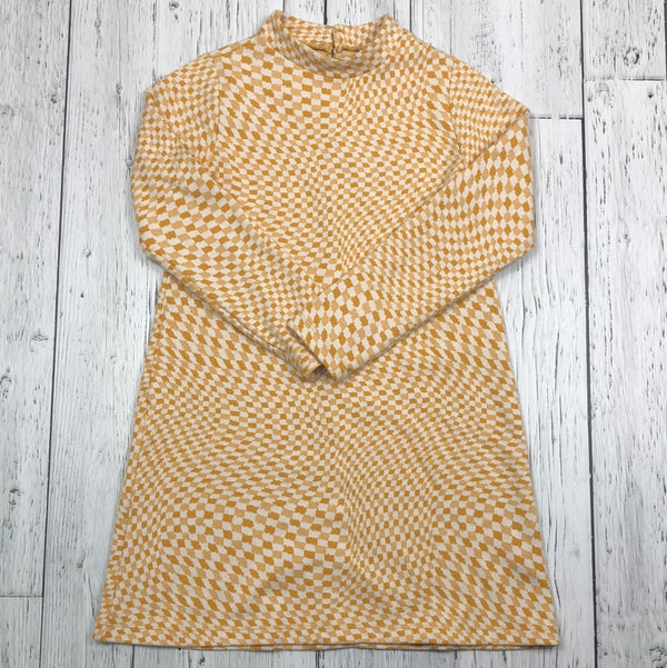 Zara yellow white patterned dress - Girl 10