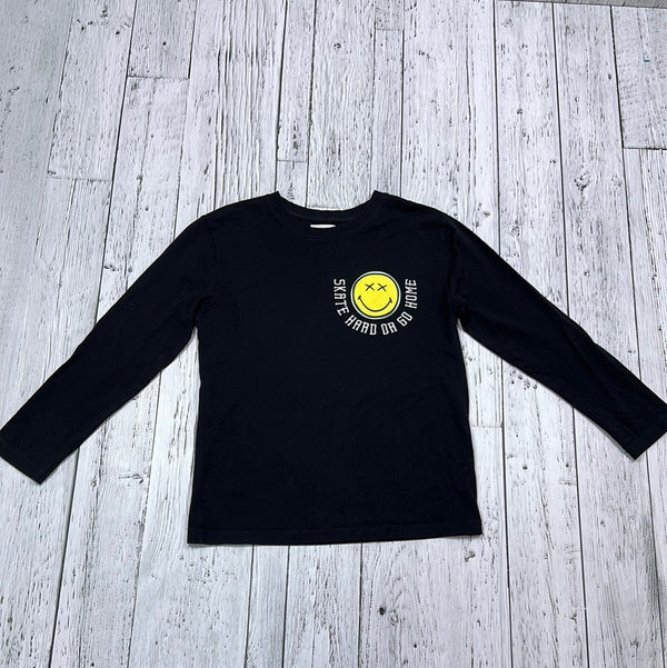 Zara Black Graphic Long Sleeve Shirt - Boys 10