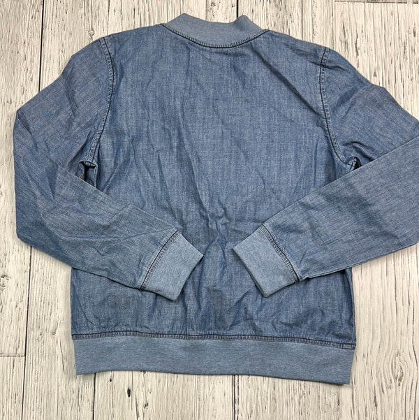 Tucker + Tate blue denim zip shirt  -