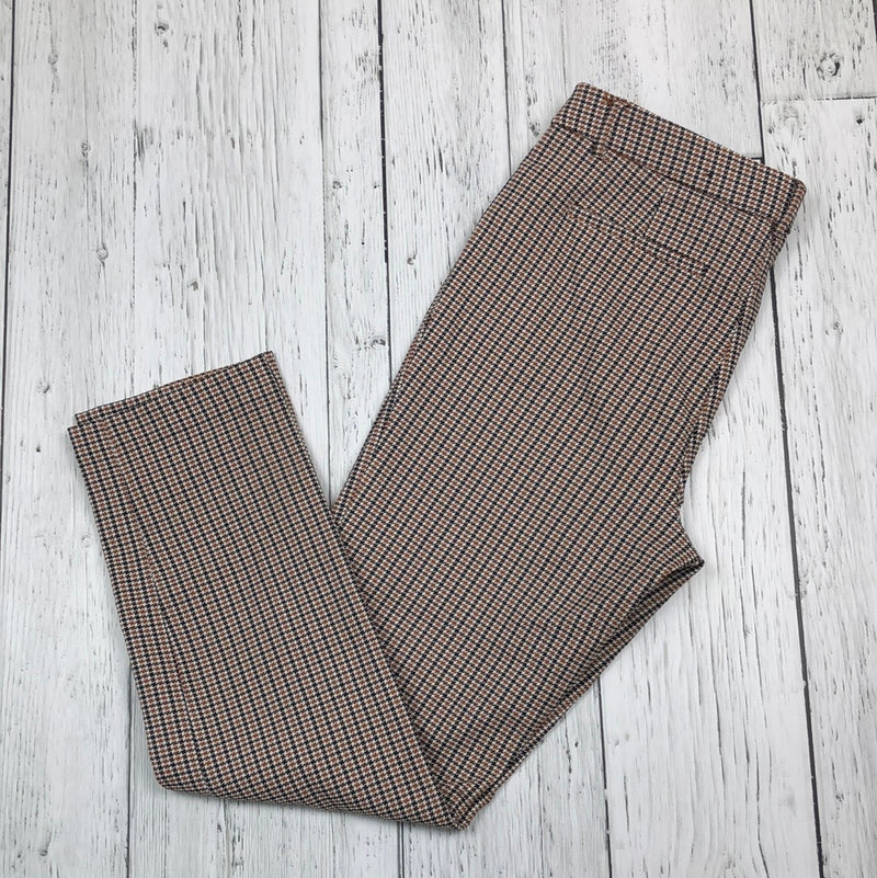 Jules Leopold black/brown/white plaid pants - Hers’