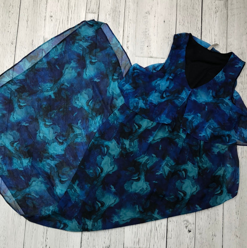 Thyme blue/green pattern maternity dress - Ladies M