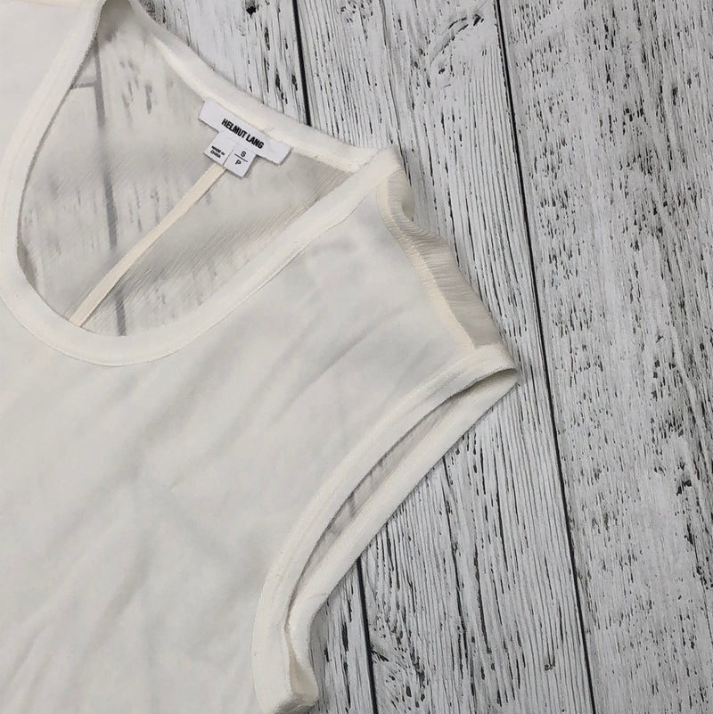 Helmut Lang white tank top - Hers S