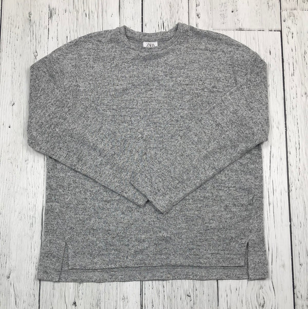 Zara grey long sleeve shirt - Girl 10