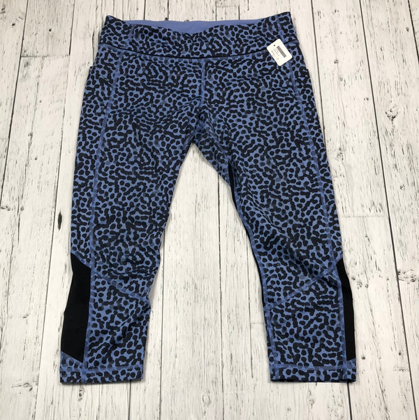 lululemon blue and black pattern leggings - Hers 10