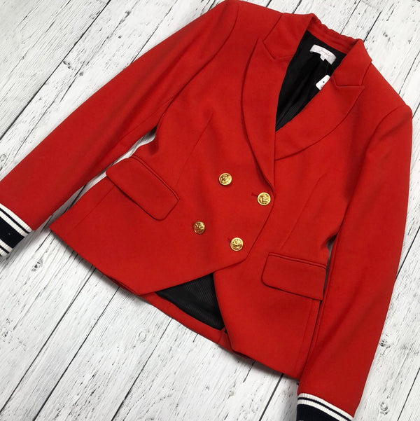 Scripted Red Blazer - Hers M