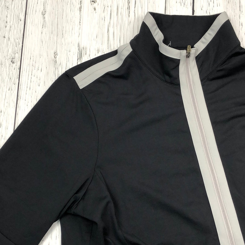 Greg Norman black golf zip up sweater - Hers XL