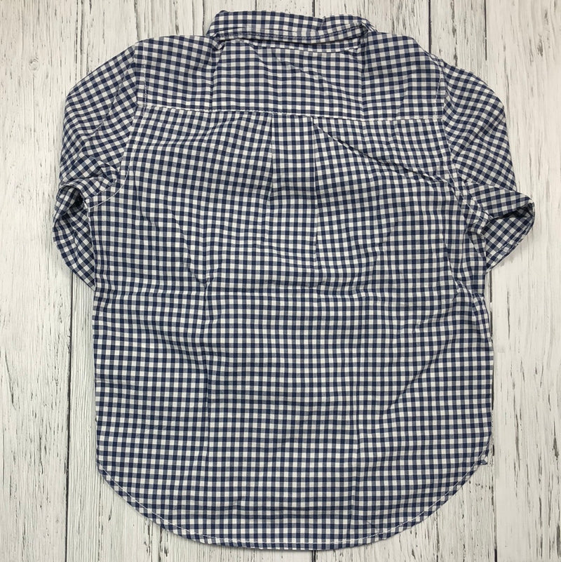 Gap blue white plaid shirt - Boy 3