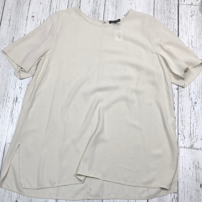 Eileen Fisher Cream Blouse - Hers L