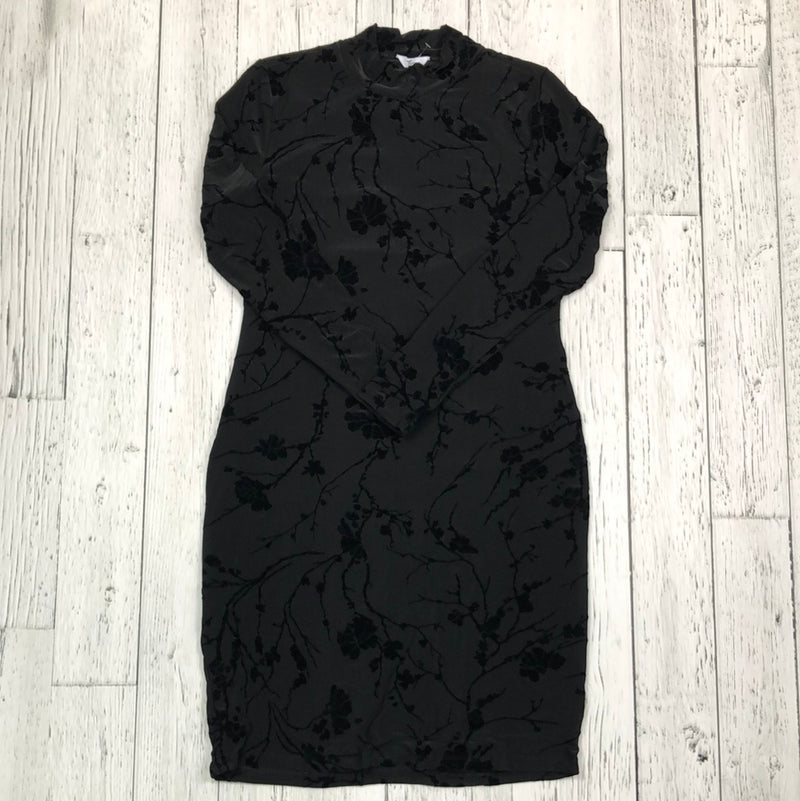 Thyme maternity black patterned dress - Ladies M