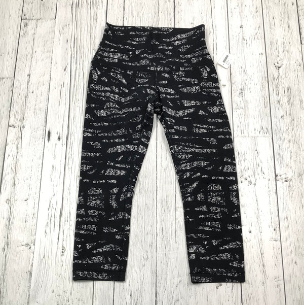 lululemon black and white patterned leggings - Hers 6