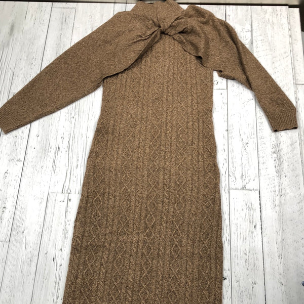 Current Air brown dress and shrug set - Hers M