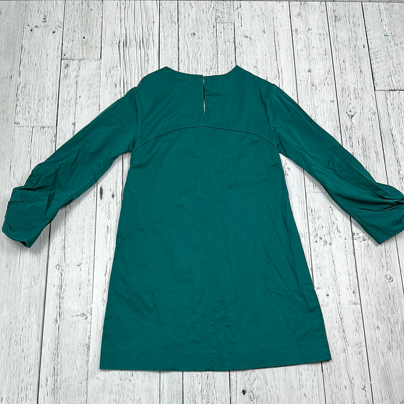 Zara Turquoise Puff Sleeve Dress - Girls 11/12