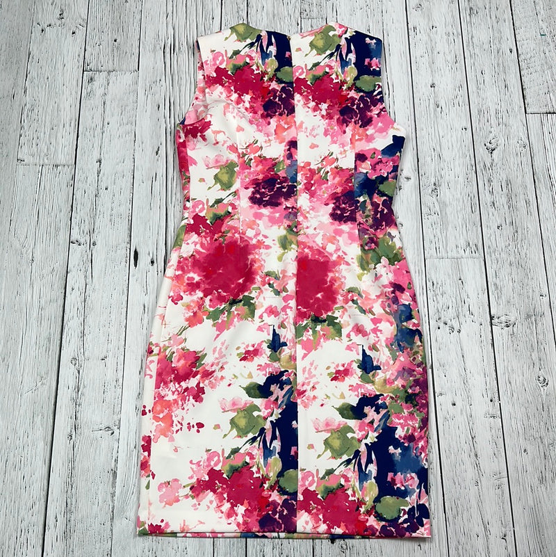 DKNY Pink/Multicolour Floral Dress - Hers S/4