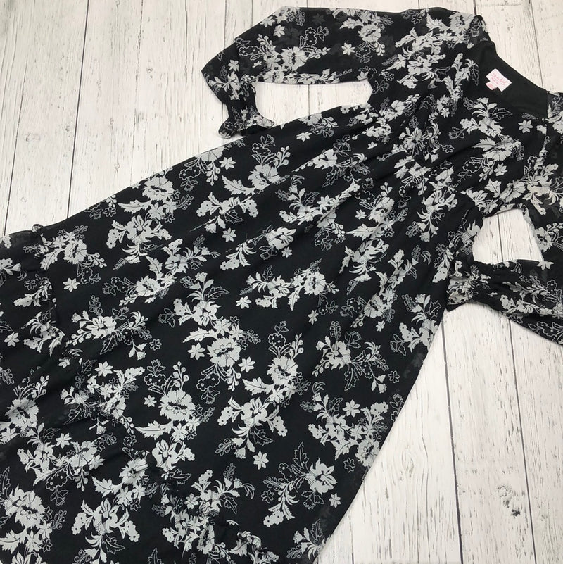 isabel black/grey patterned maternity dress - Ladies XS