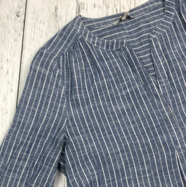 Joie blue stripe long sleeve shirt - Hers XS