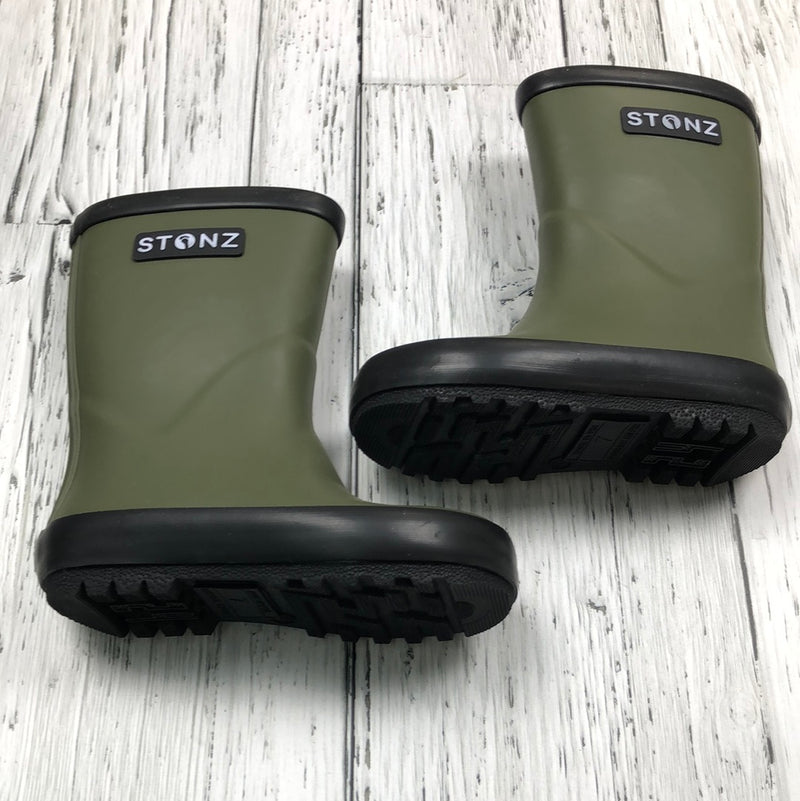 Stonz Green Rubber Boots in Box - Boys 7t