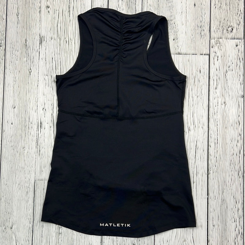 Matletik black maternity tank top - Ladies S