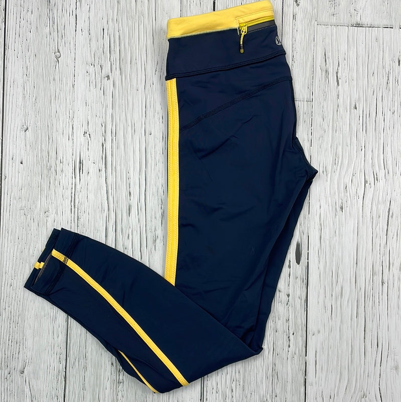 lululemon yellow/blue leggings - Hers 2