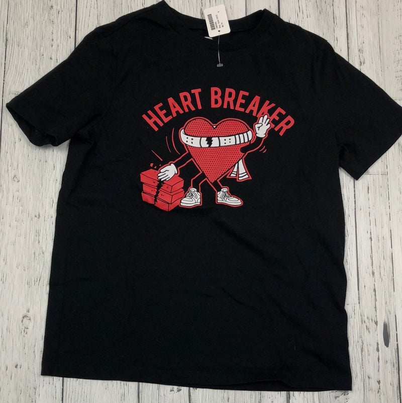 Old Navy black heart breaker T shirt - Boys 10/12