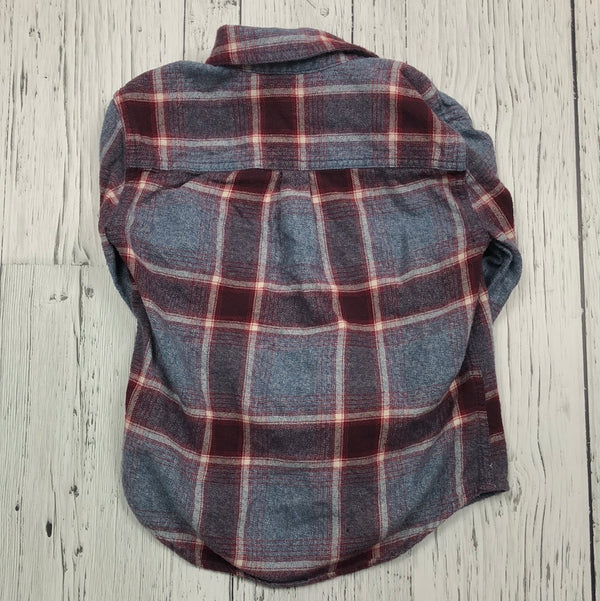 Tucker + Tate blue red plaid flannel - Boys 4