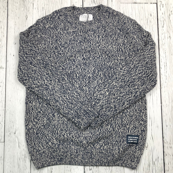 Zara blue white knitted sweater - Boy 14