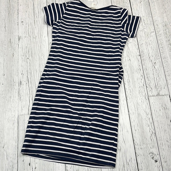 H&M navy striped maternity dress - Ladies S