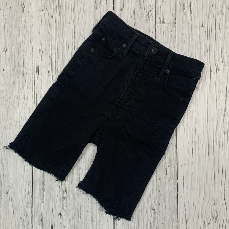Denim Forum black jean bike shorts - Hers XXS/23