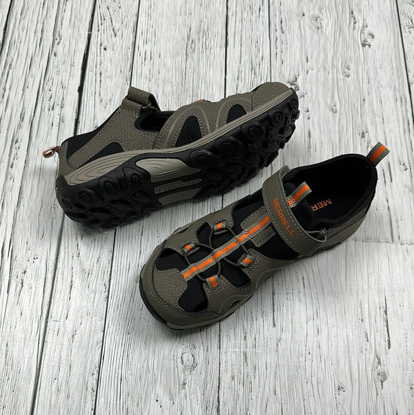 Merrell Grey/Black Walking Shoes - Boys 3