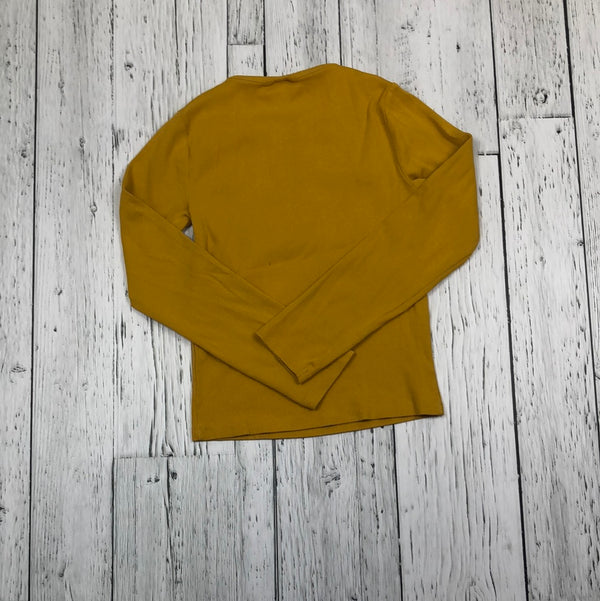 Zara Yellow long sleeve shirt - Girls 11/12