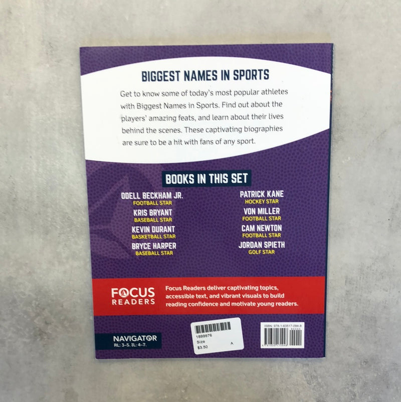 Biggest Names In Sports Odell Beckham Jr. - Kids Book
