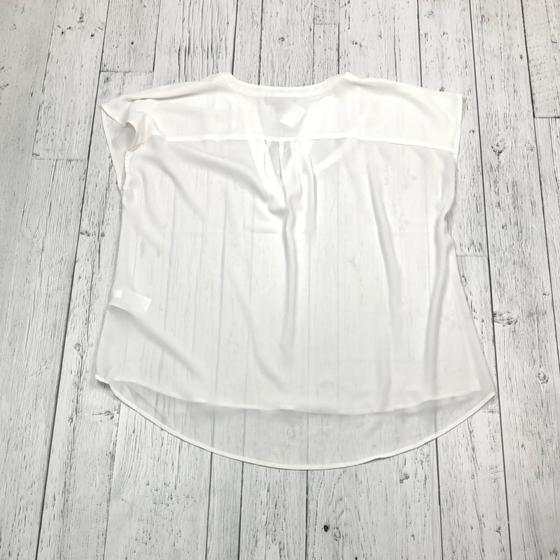 Banana Republic white sleeveless blouse - Hers L
