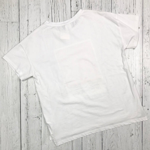 Zara graphic white t-shirt - Girl 13/14