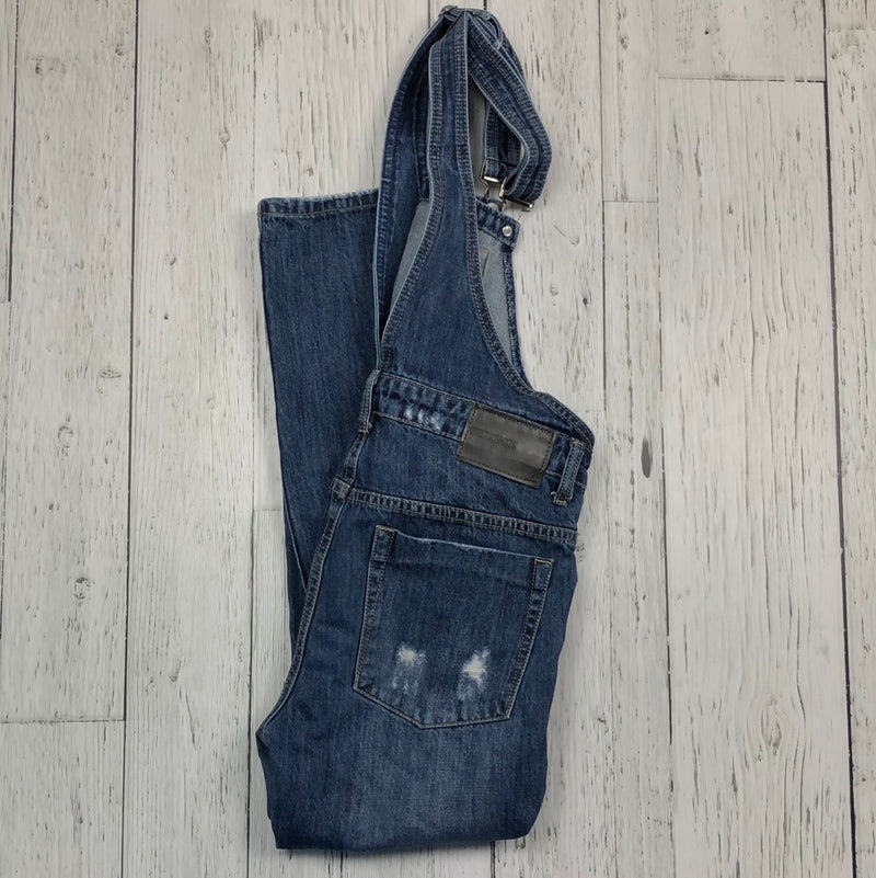 Oneteaspoon distressed blue jean overalls - Girl 10/12