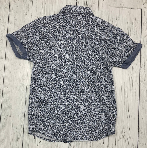 Ben Sherman navy white patterned shirt - Boy 10/12