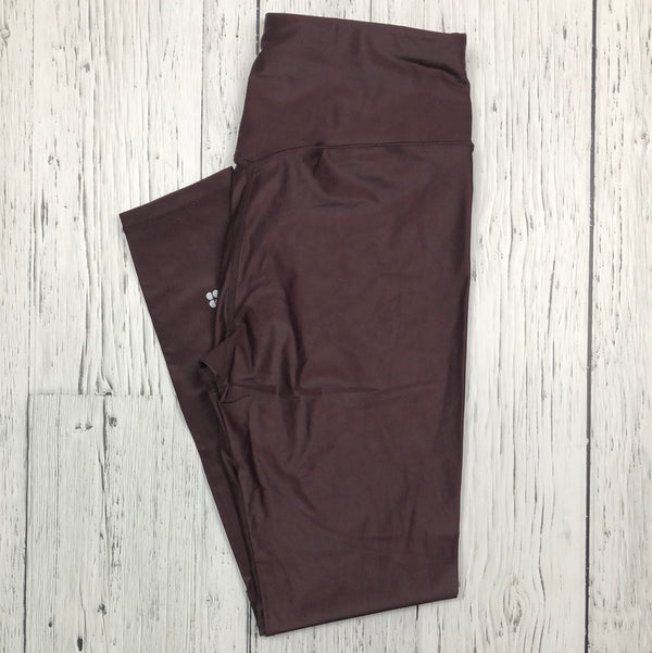 Sweaty Betty burgundy leggings - Hers L