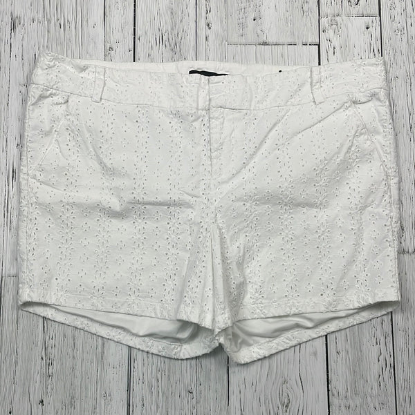 Torrid white textured shorts - Hers XXXL/24