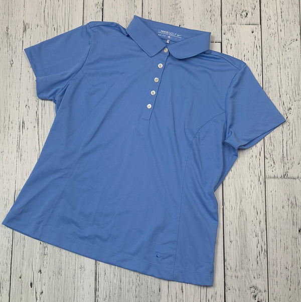 Nike blue polo golf t-shirt - Hers L