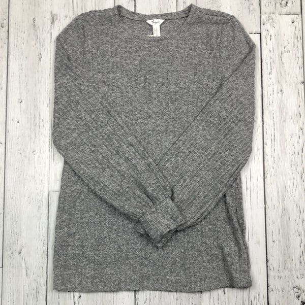 Thyme maternity grey long sleeve shirt - Ladies S